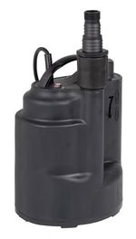 Submersible pump for the drainage of clear water